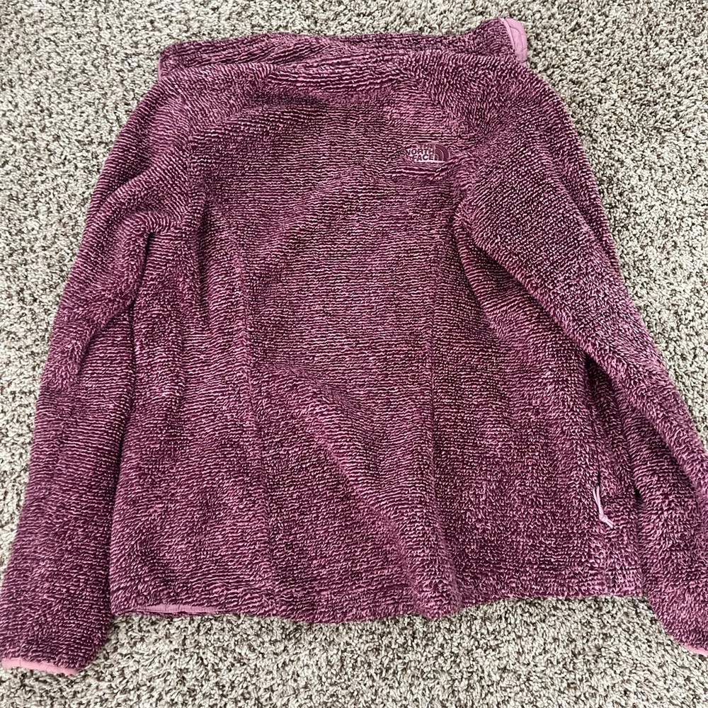 North Face mauve fuzzy jacket - Picture 6 of 6
